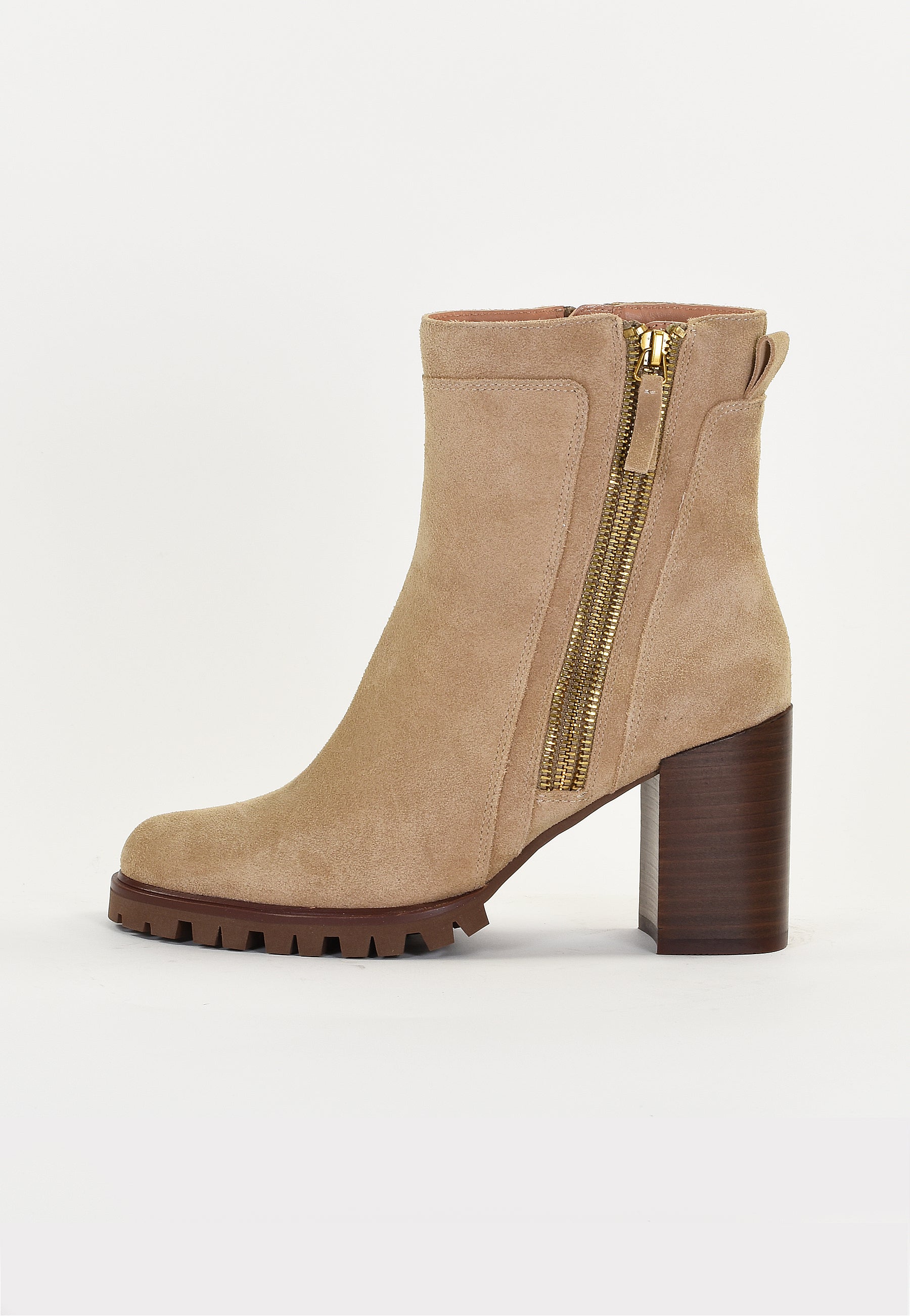 SILENE ANKLE BOOTS - BEIGE