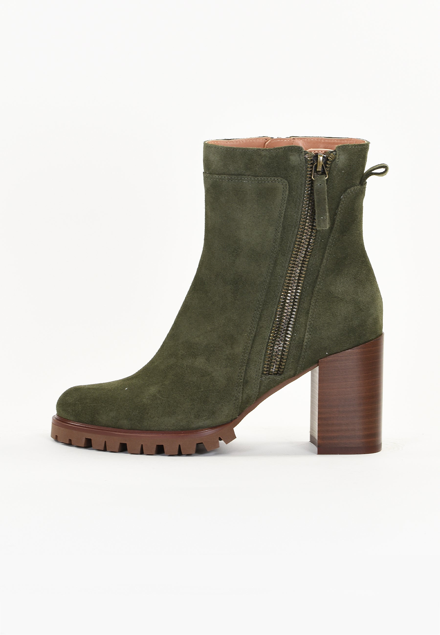 SILENE ANKLE BOOTS - KHAKI