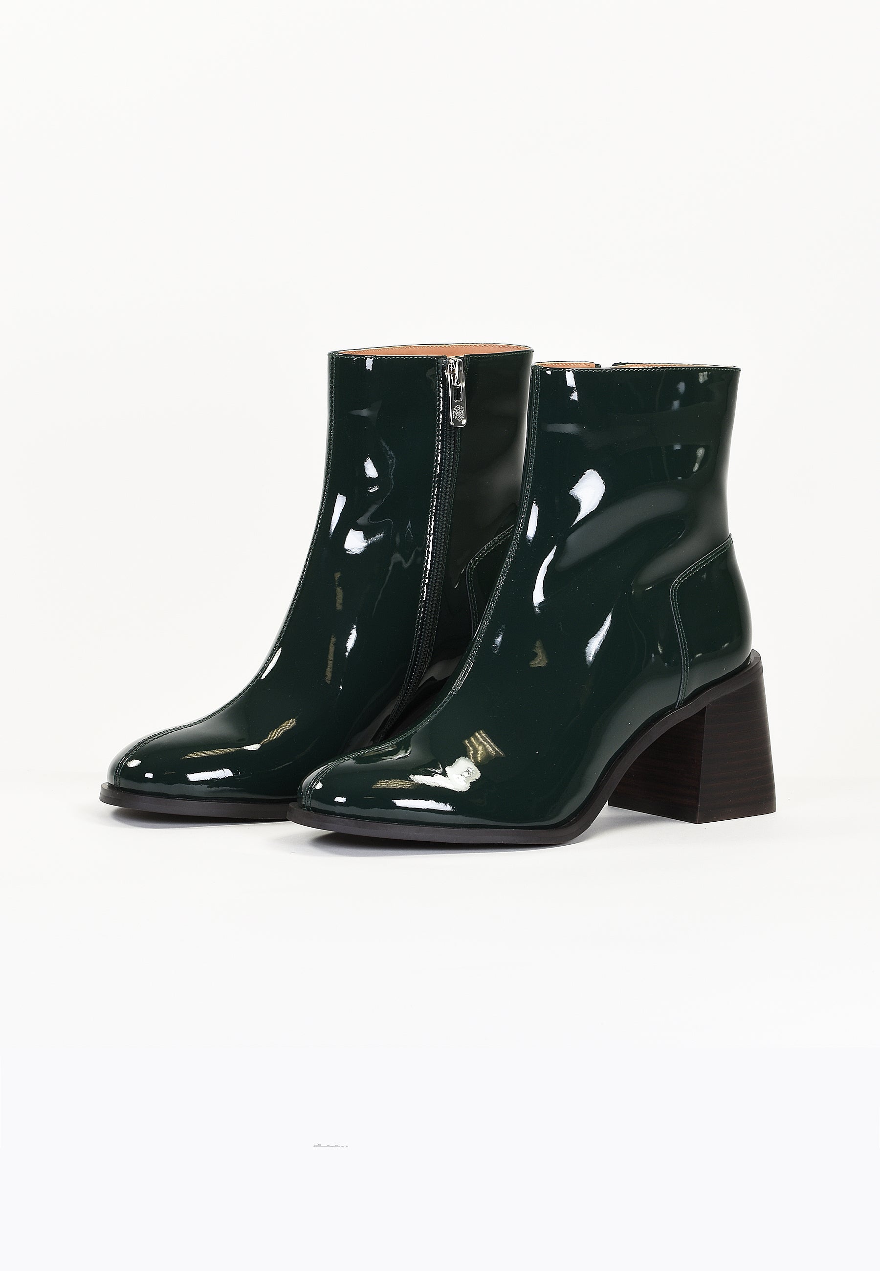 VICTORIA ANKLE BOOTS - GREEN