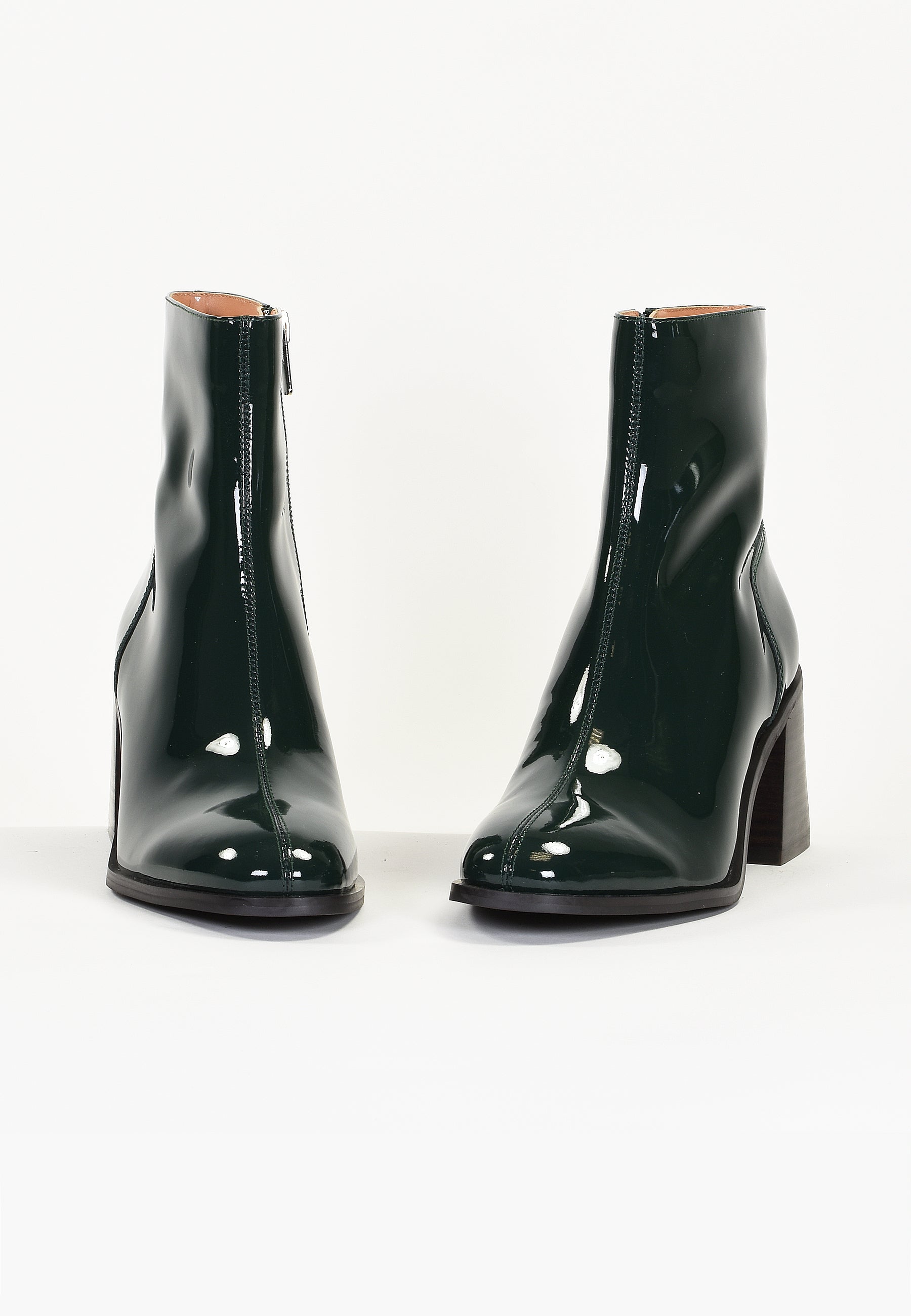 VICTORIA ANKLE BOOTS - GREEN