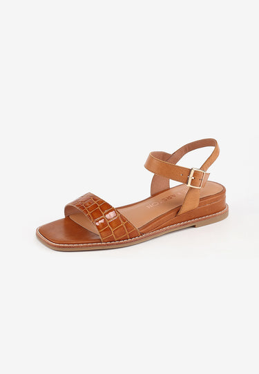 SANDALES AUDE - COGNAC