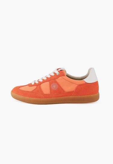 CHERRY - Baskets en cuir Orange