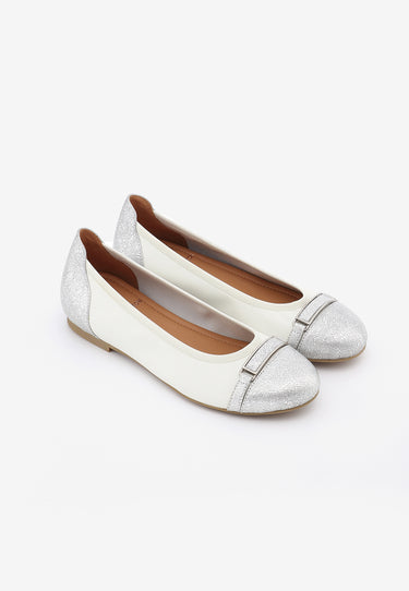 BALLERINES CLARIS  - ARGENT