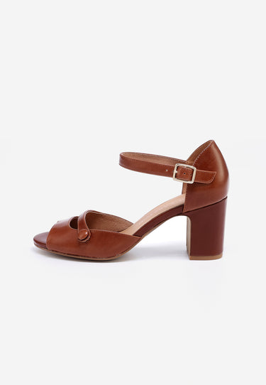 ESCARPINS ELLA  - COGNAC