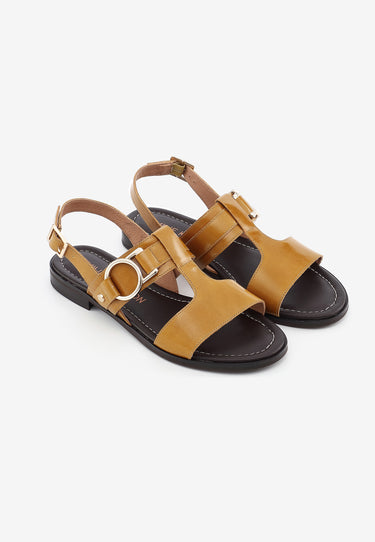 SANDALES GRETTA  - OCRE