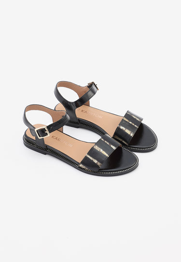 INES SANDALS - BLACK