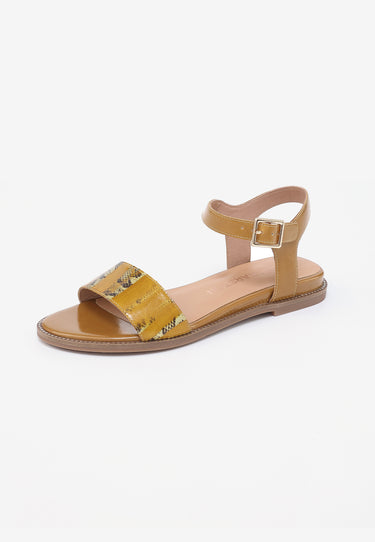 INES SANDALS - OCHRE
