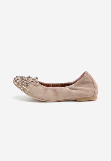 BALLERINES JADE  - TAUPE