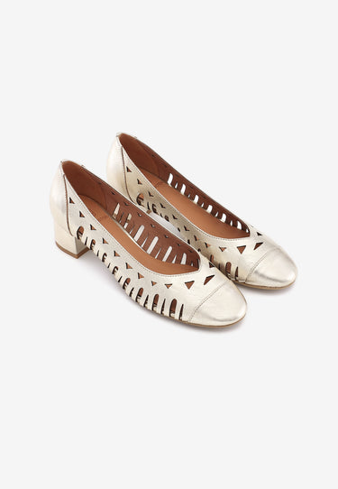 BALLERINES JULIA - PLATINE
