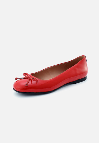 BALLERINES JULINE  - VERNI ROUGE