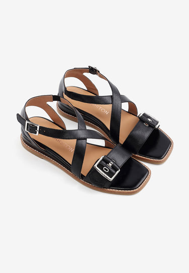 SANDALES LUCIE  - NOIR