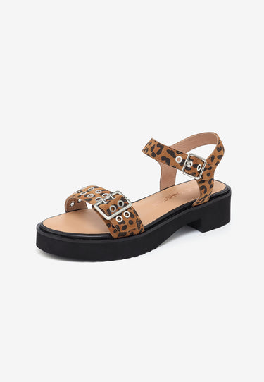 MAELLE SANDALS - LEOPARD 