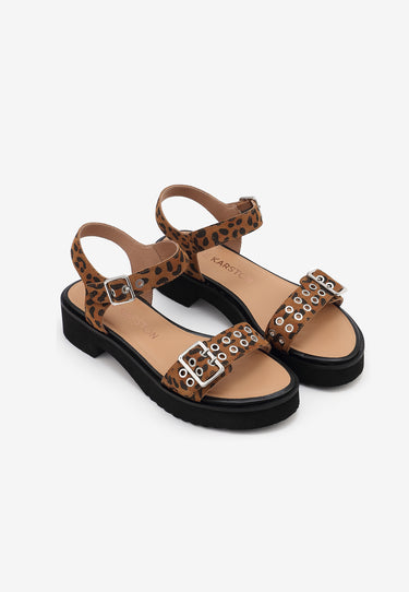MAELLE SANDALS - LEOPARD 