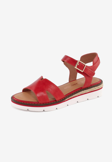 MARION SANDALS - RED 