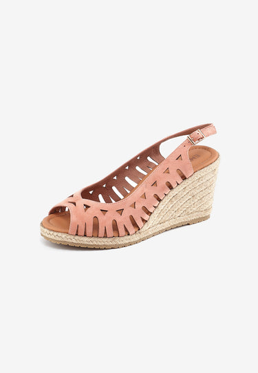 SARAH WEDGE SANDALS - PINK 