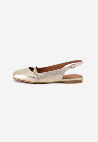 BALLERINES TIFFANY  - PLATINE