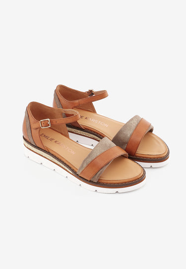 VIVIANE SANDALS - CAMEL