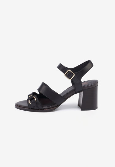 ZOLA HEELED SANDALS - BLACK