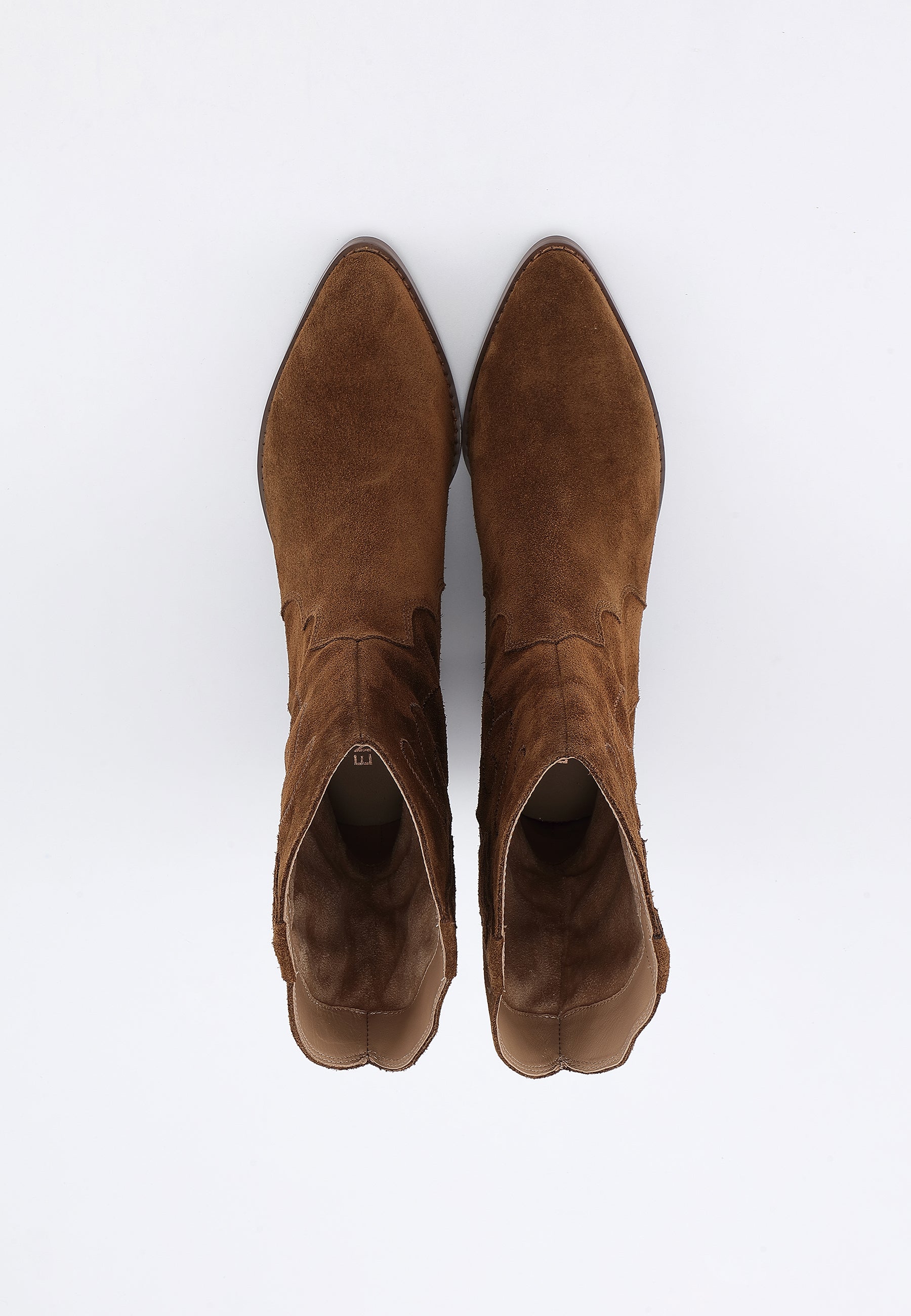 AJISAI ANKLE BOOTS - CAMEL