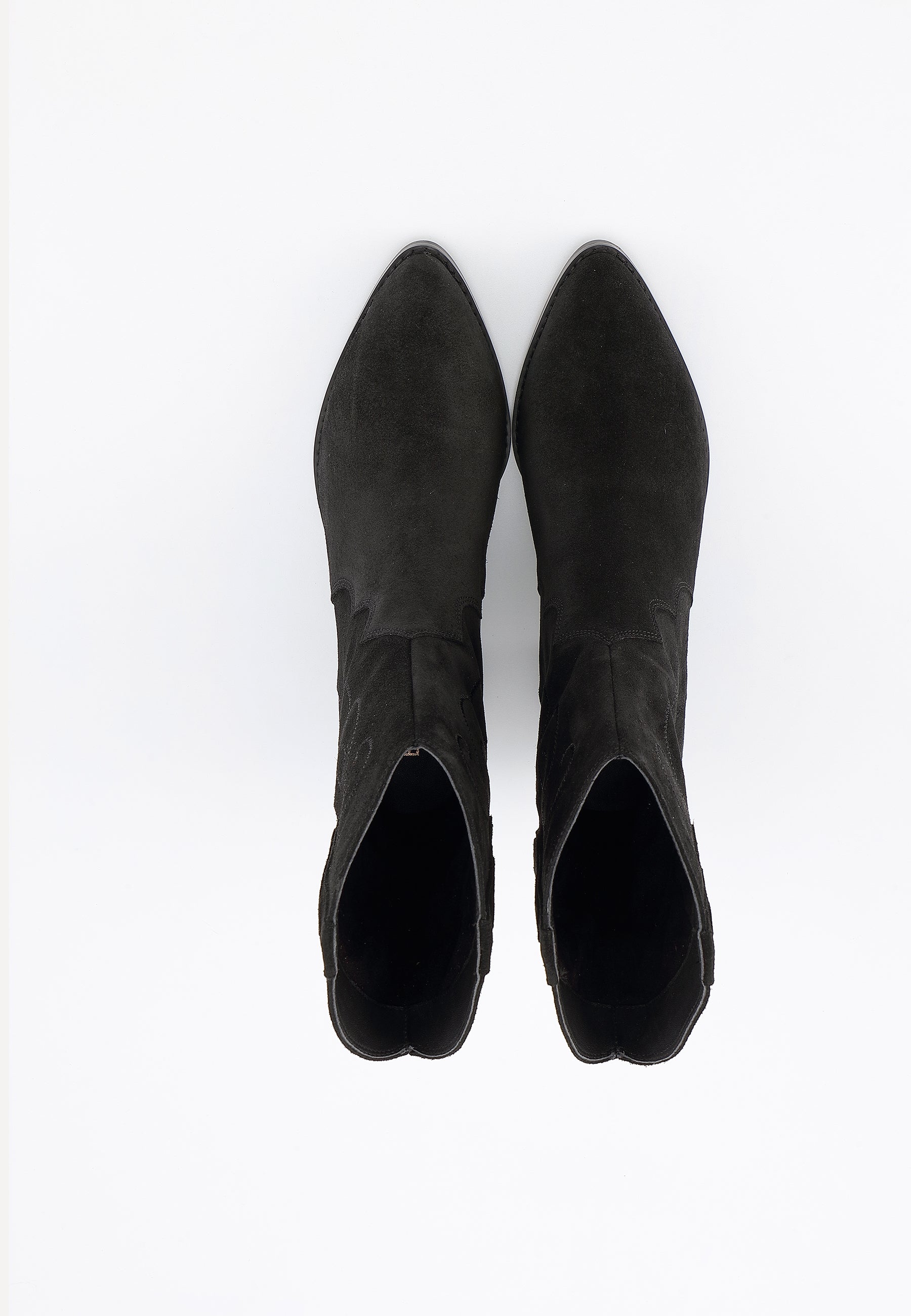 AJISAI ANKLE BOOTS - BLACK