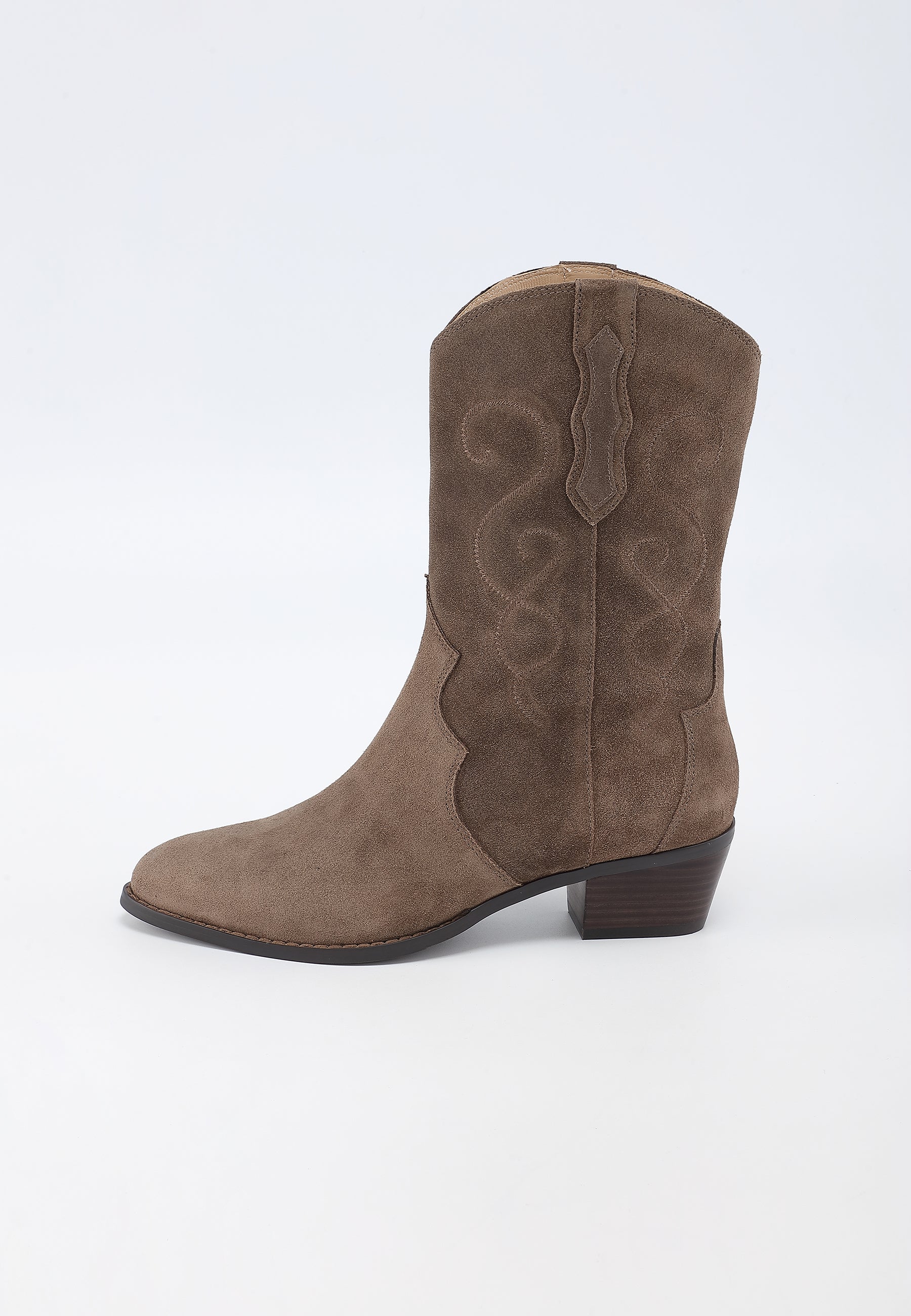 AJISAI ANKLE BOOTS - TAUPE