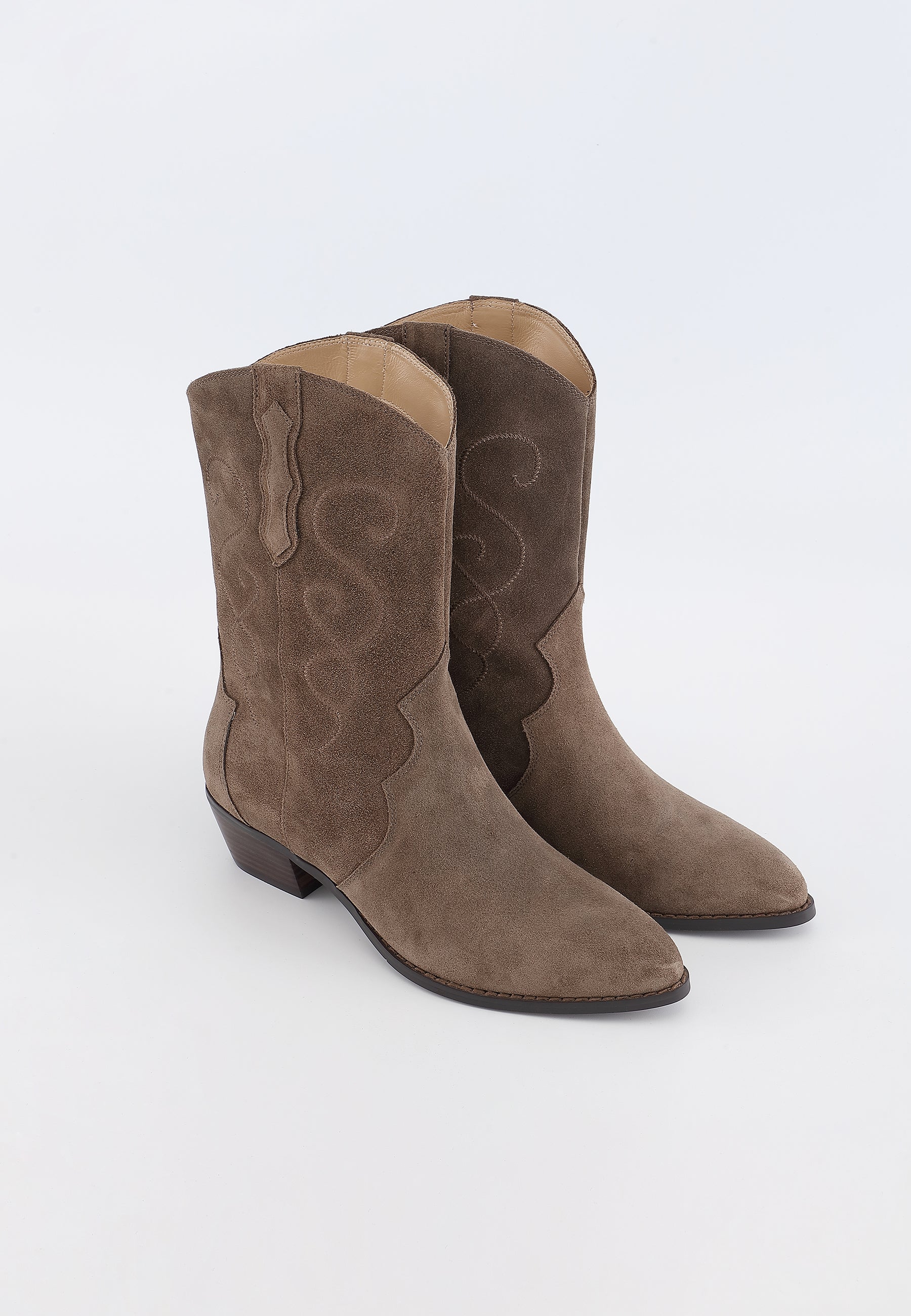 AJISAI ANKLE BOOTS - TAUPE