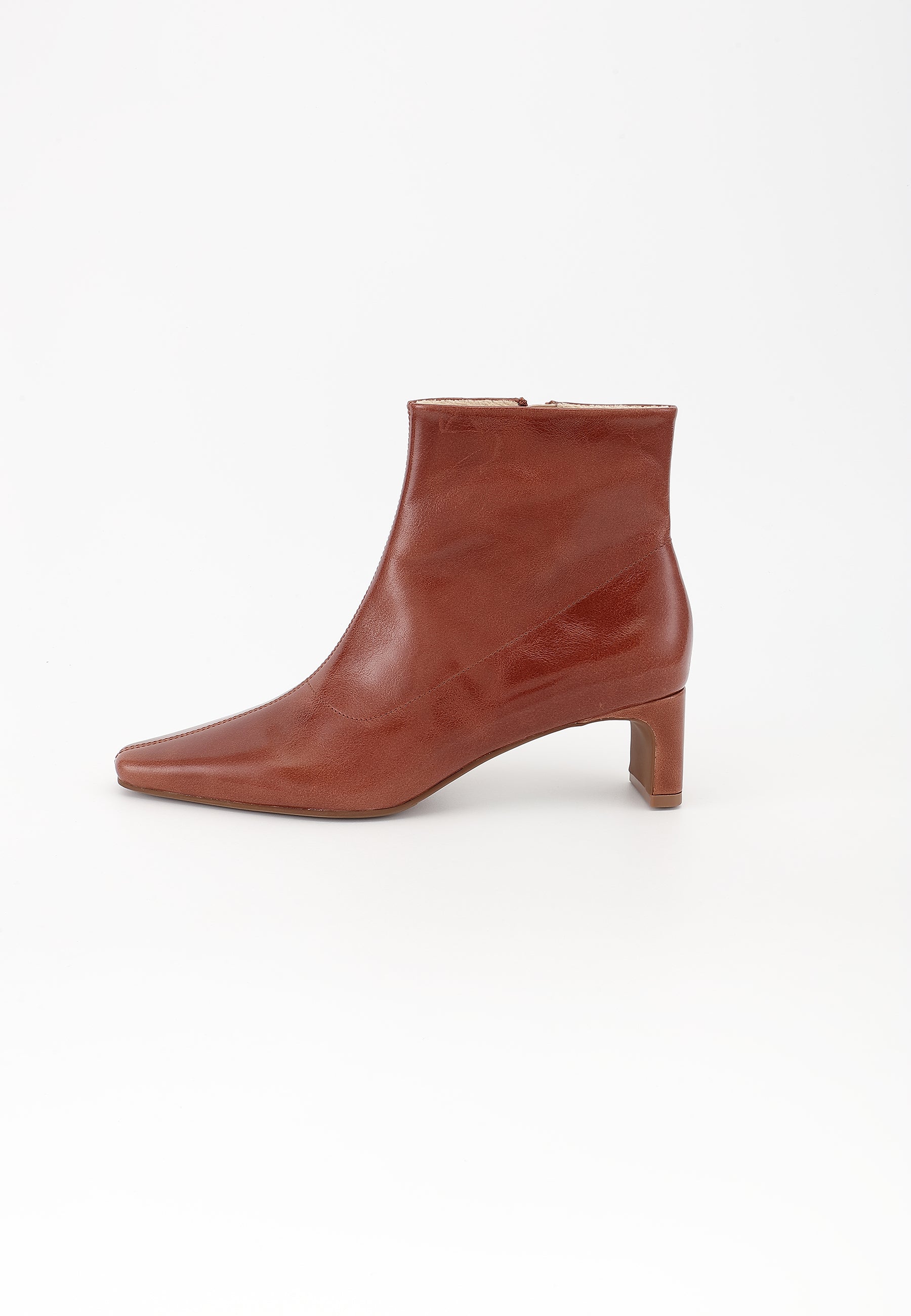 ALIX ANKLE BOOTS - COGNAC