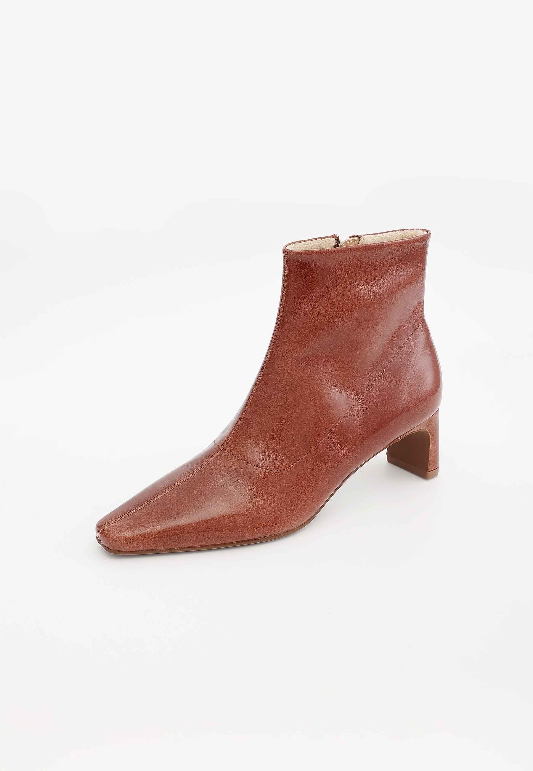 ALIX ANKLE BOOTS - COGNAC