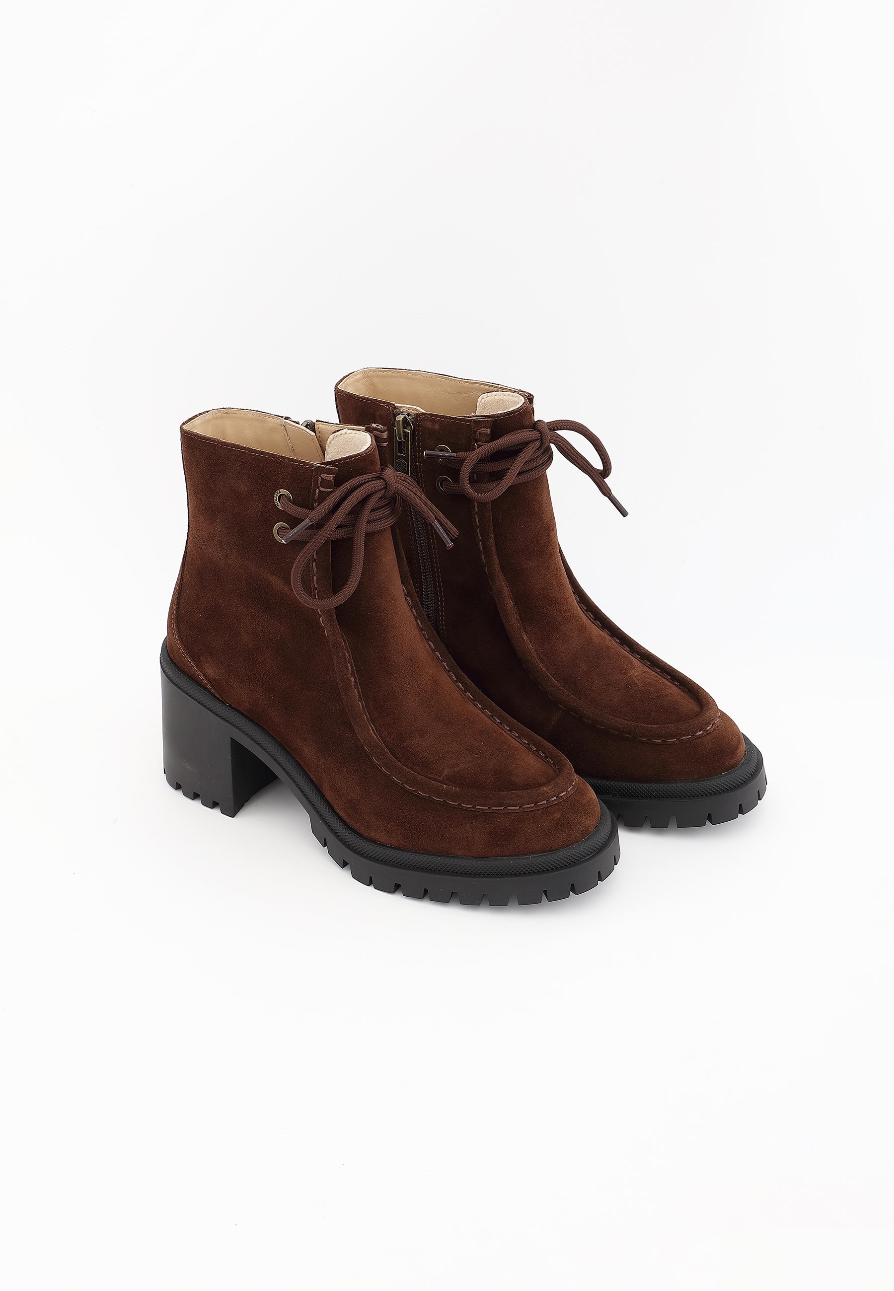 ARTEMIS ANKLE BOOTS - BROWN