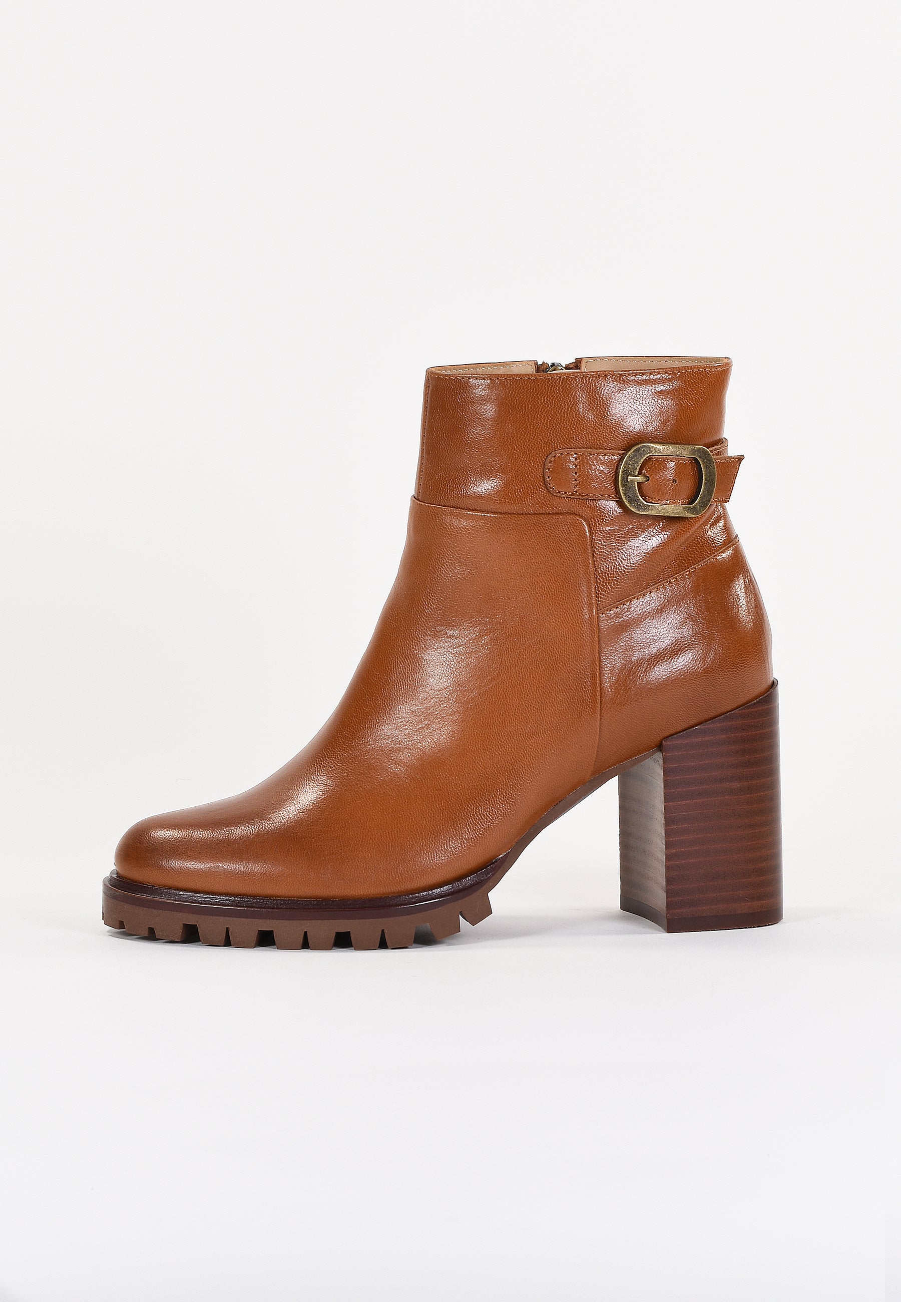 CAELIA ANKLE BOOTS - CAMEL