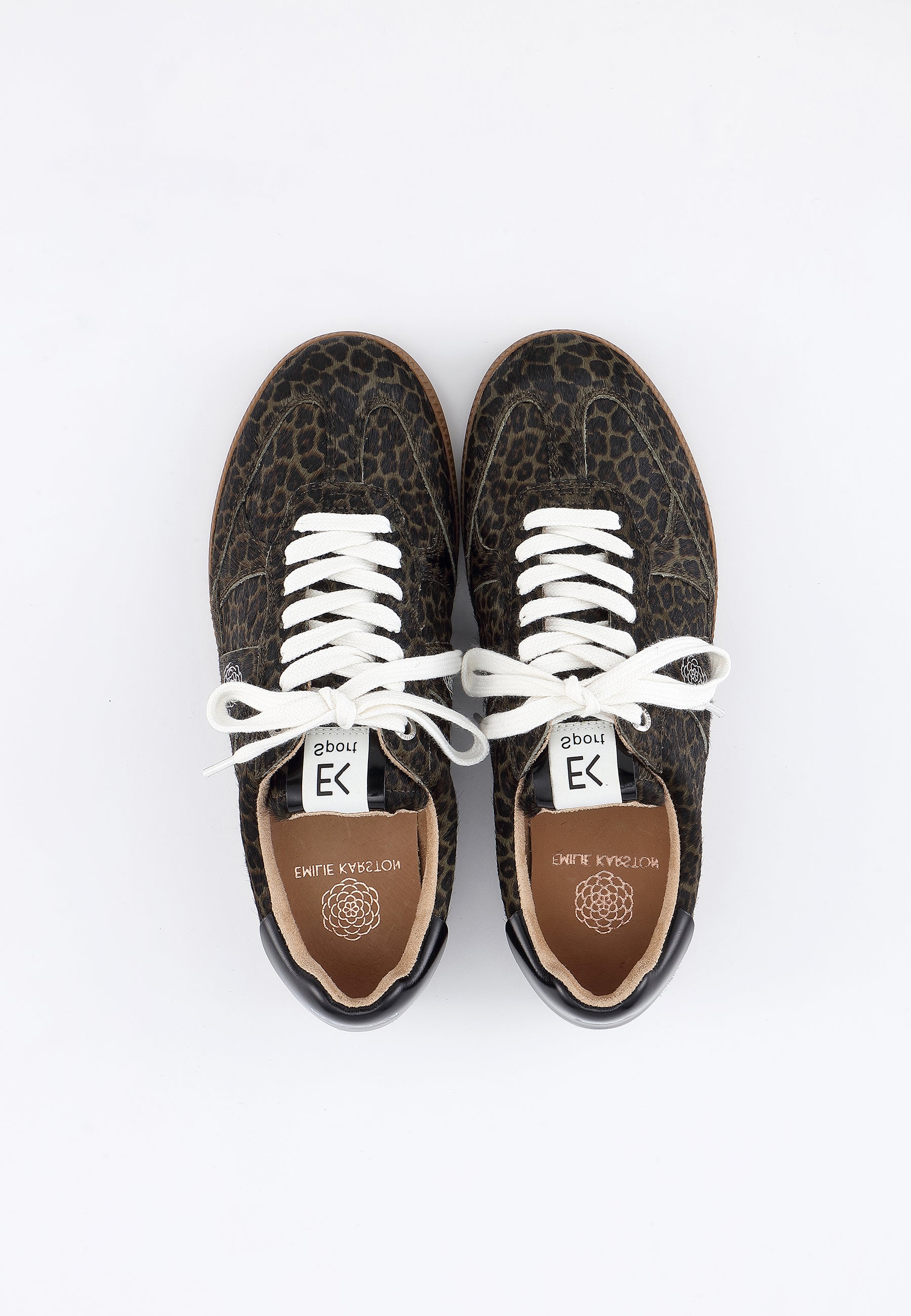 BASKETS CHERRY - LEOPARD KAKI