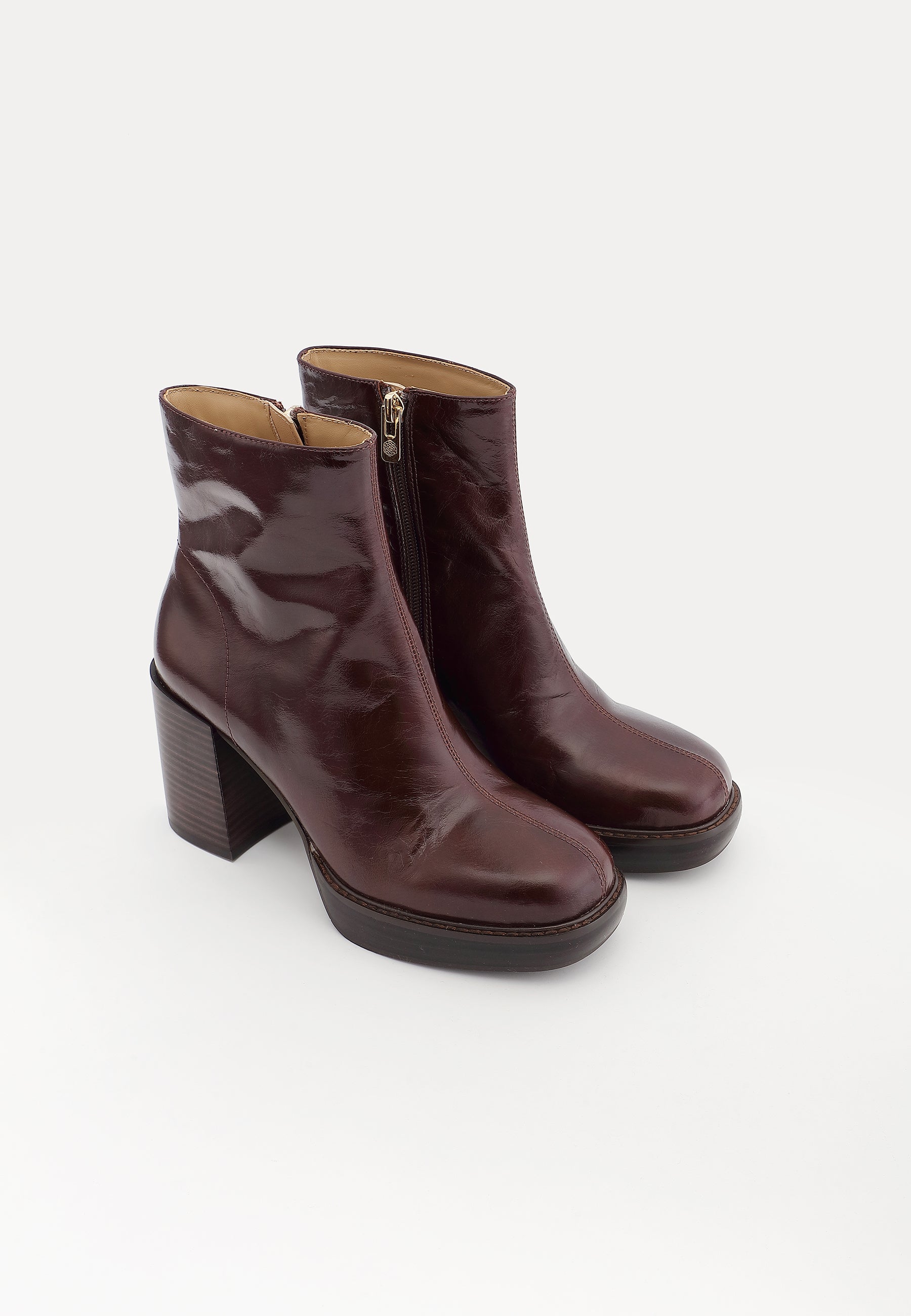 CLEA ANKLE BOOTS - BROWN