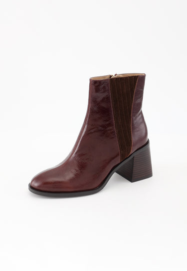 BOTTINES EVELYN - MARRON