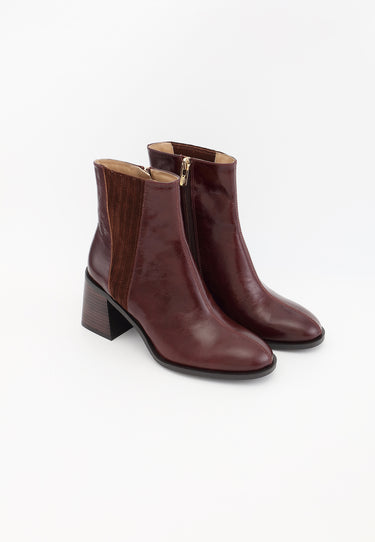 BOTTINES EVELYN - MARRON