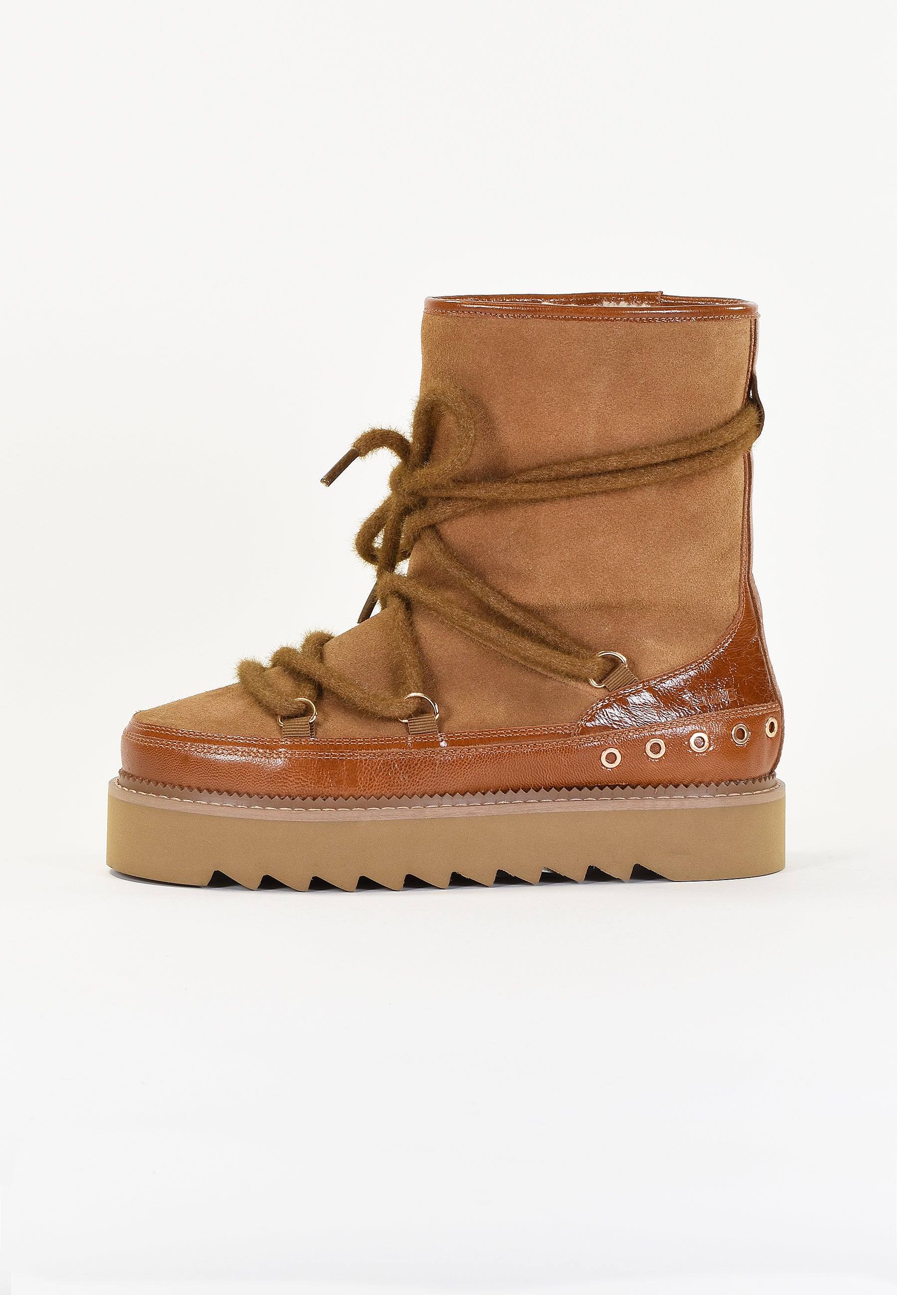 GLADE ANKLE BOOTS - BEIGE
