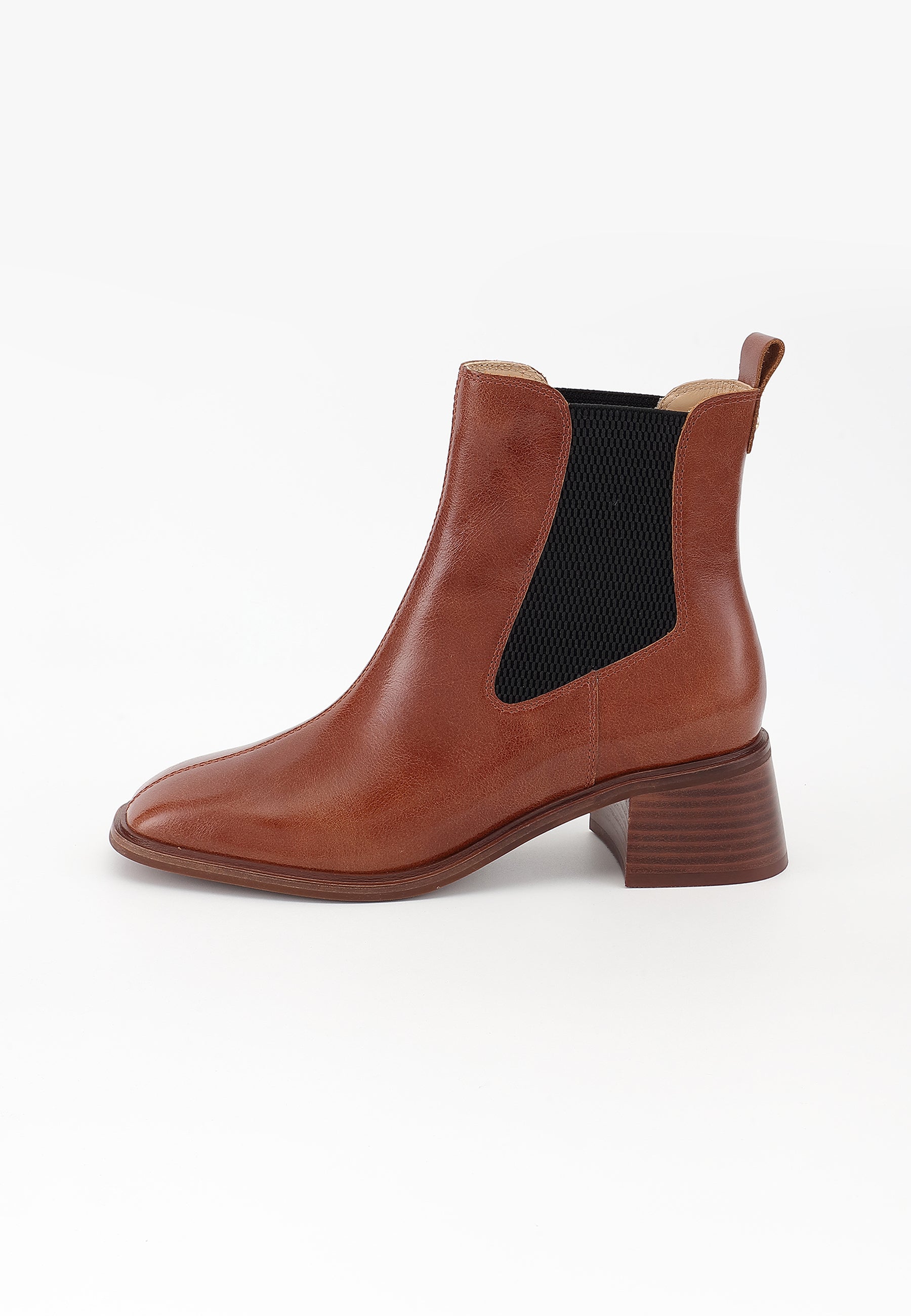 BOTTINES HELENA - COGNAC