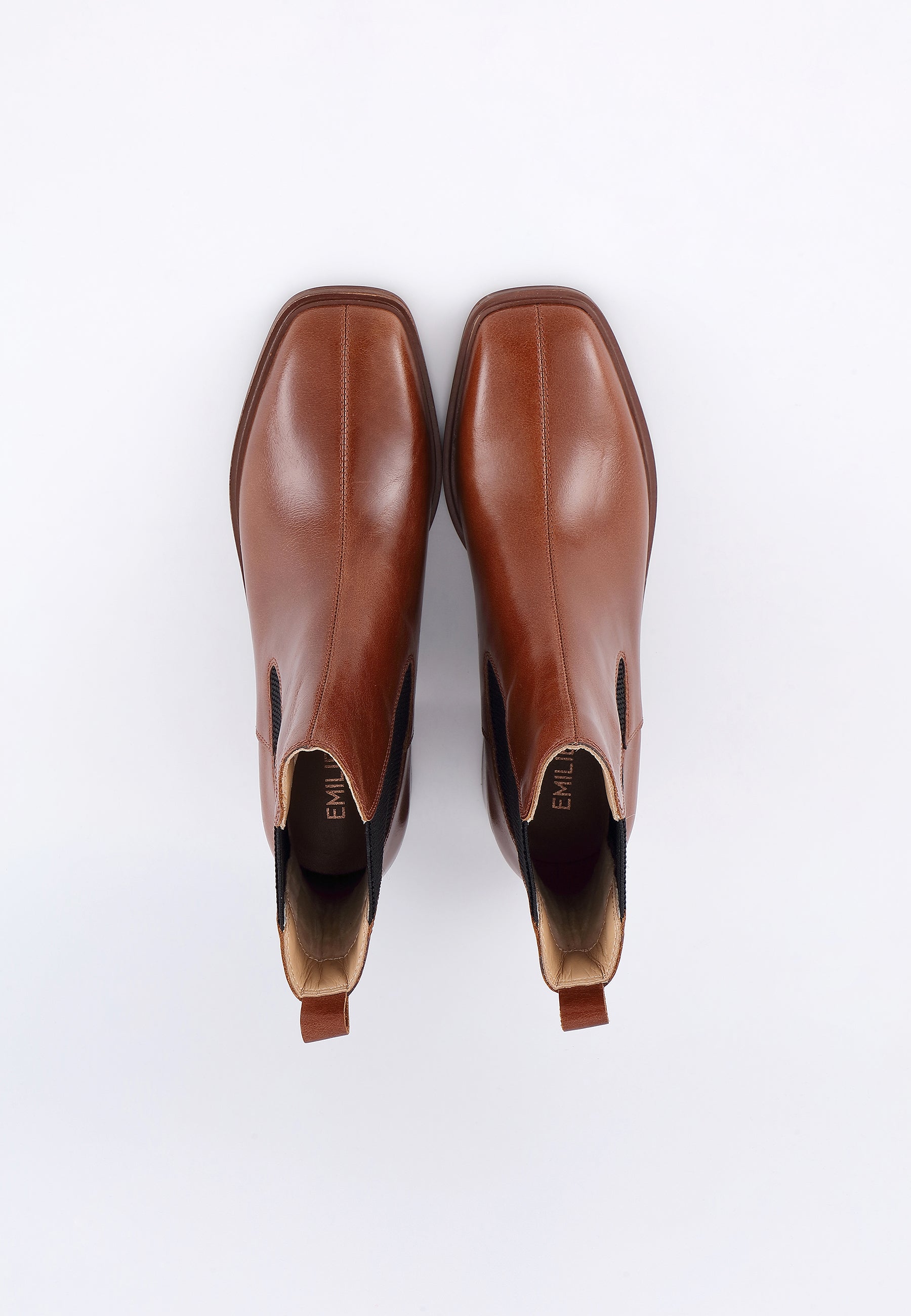 BOTTINES HELENA - COGNAC
