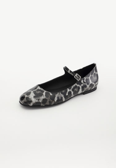 BALLERINES LAELIA - LÉOPARD NOIR
