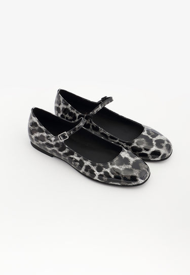 BALLERINES LAELIA - LÉOPARD NOIR