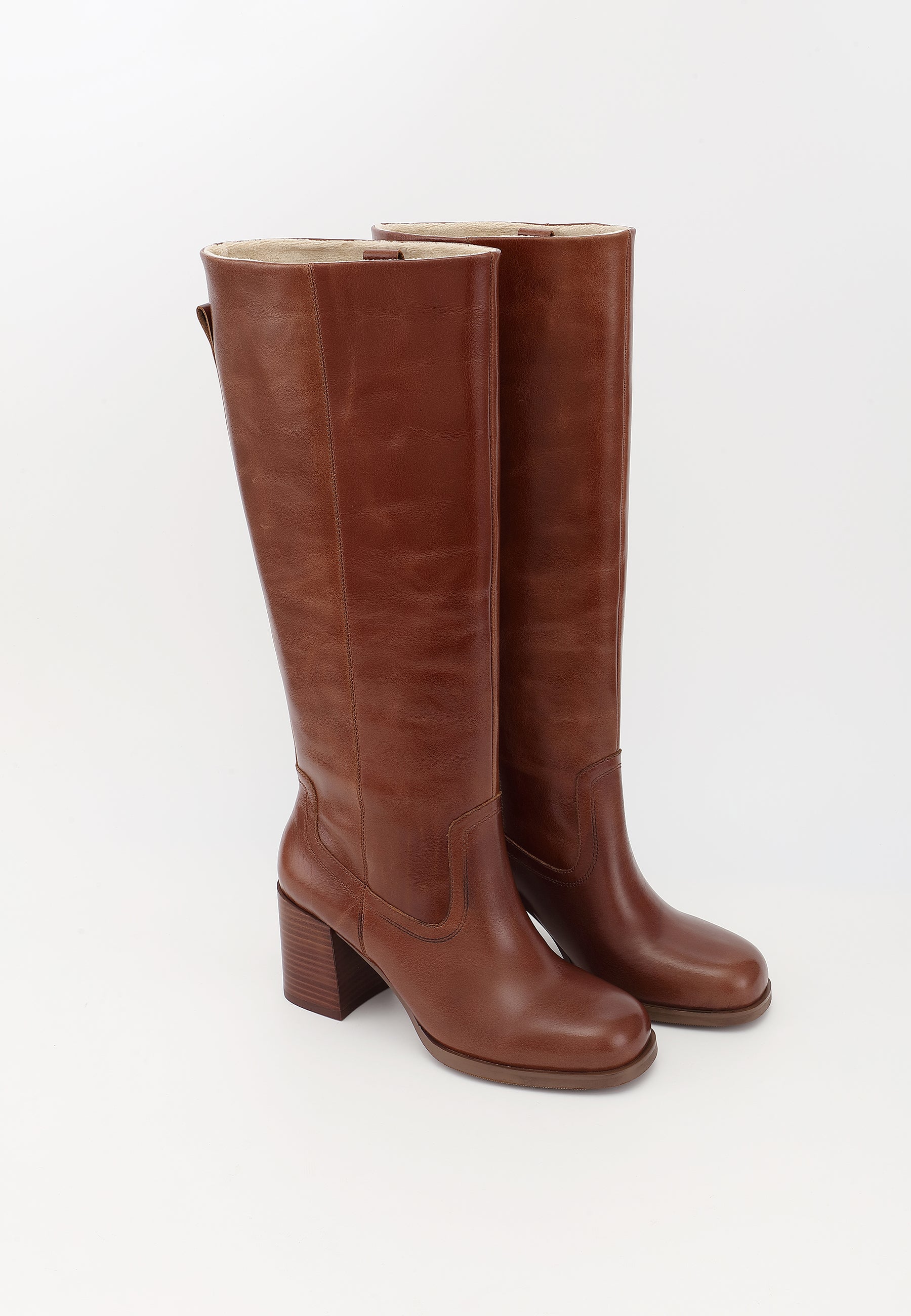 LEONNE BOOTS - COGNAC