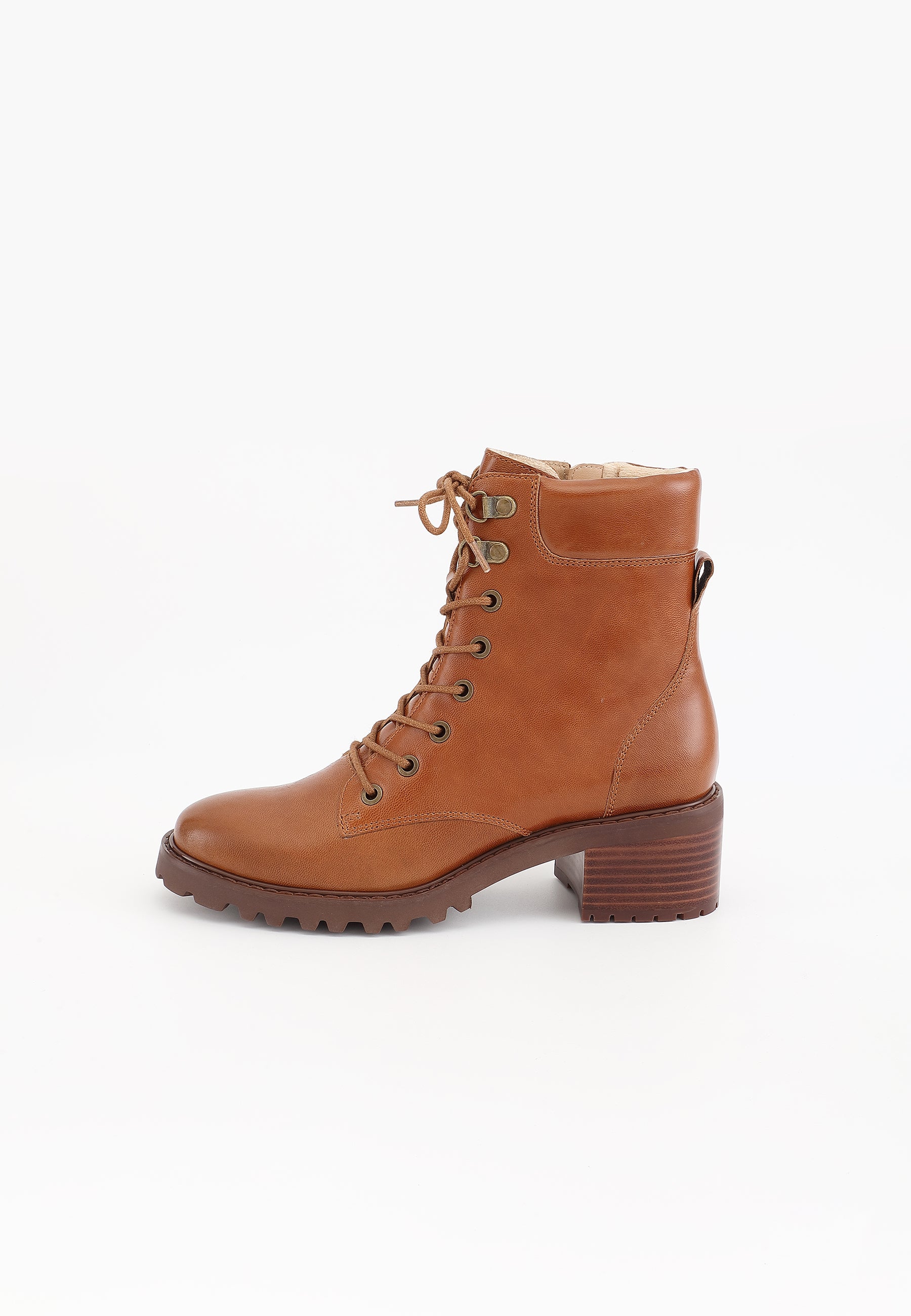LILY ANKLE BOOTS - CAMEL