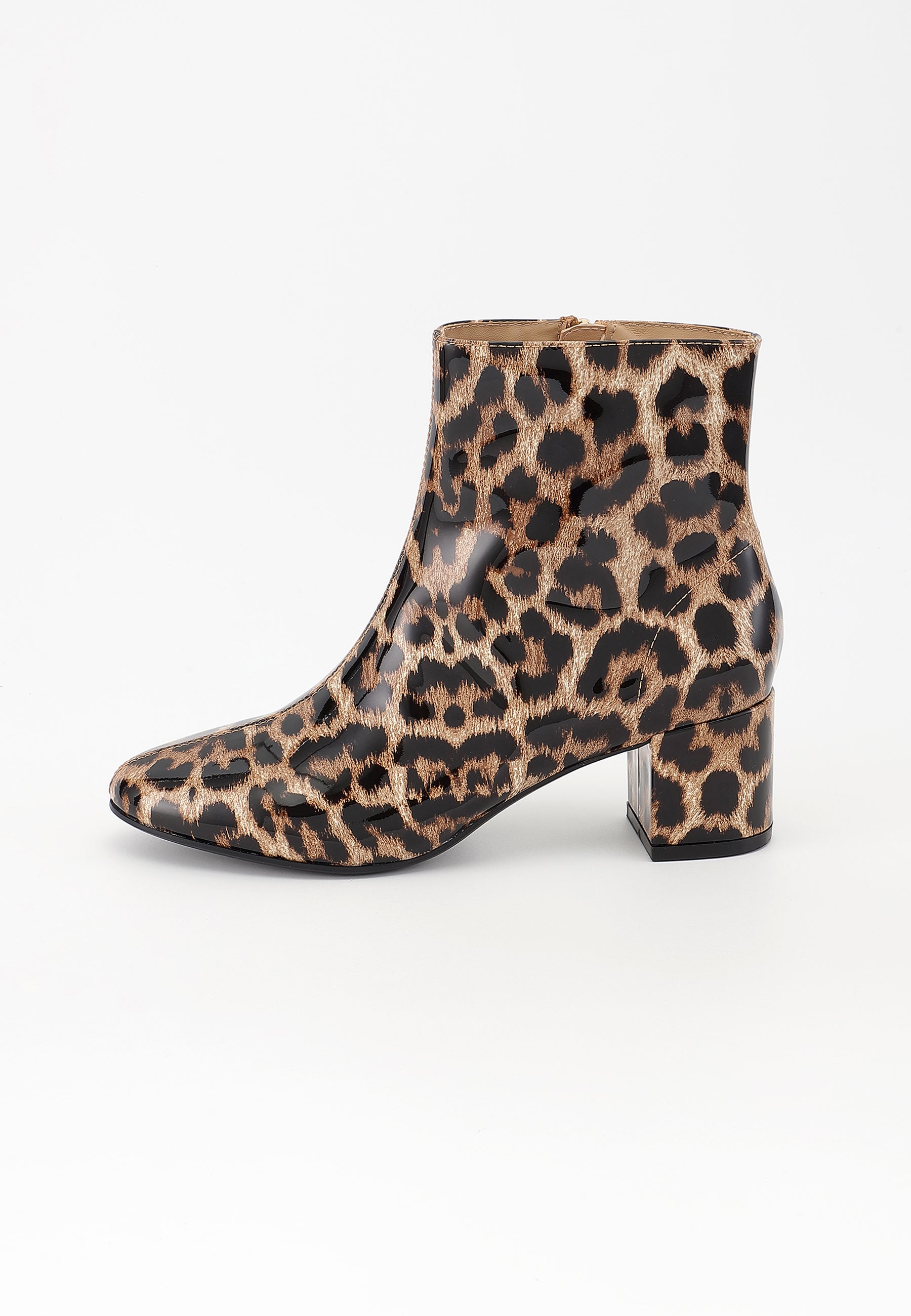 BOTTINES LONDON - LÉOPARD CAMEL