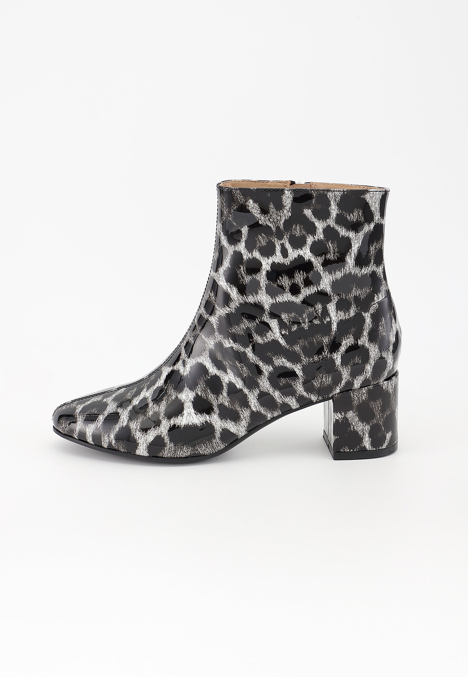 BOTTINES LONDON - LÉOPARD NOIR