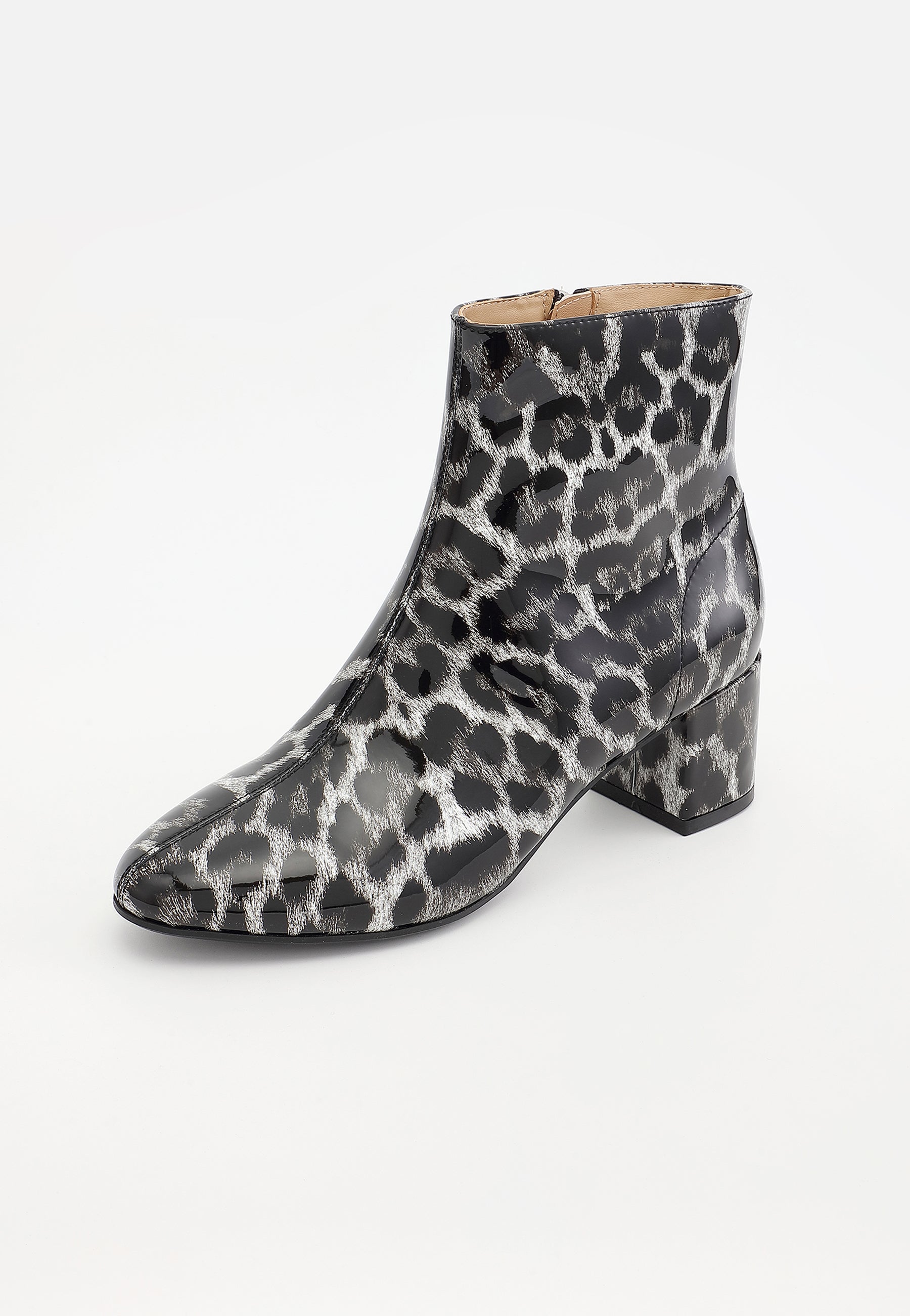 BOTTINES LONDON - LÉOPARD NOIR