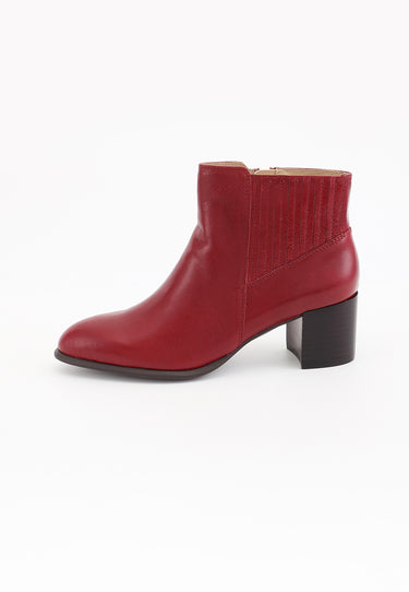 LYRIEL ANKLE BOOTS - BURGUNDY