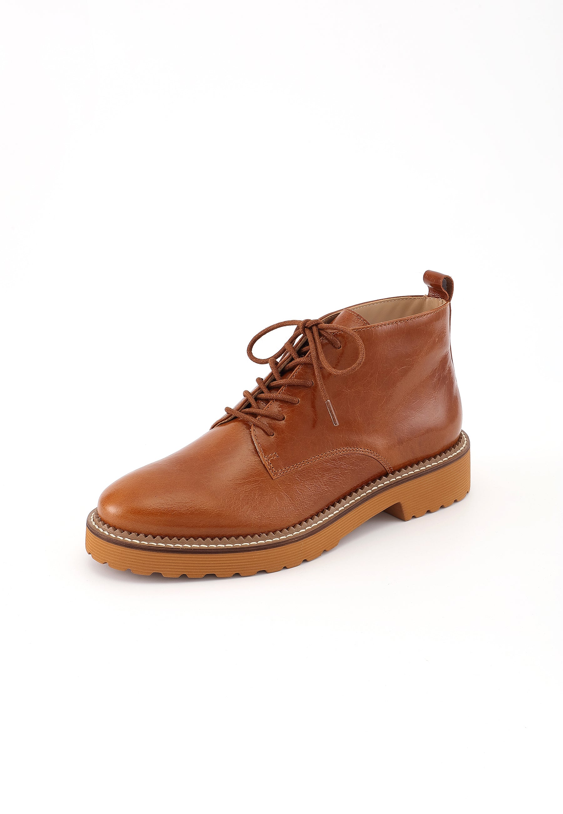 DERBIES MARIGOLD - COGNAC