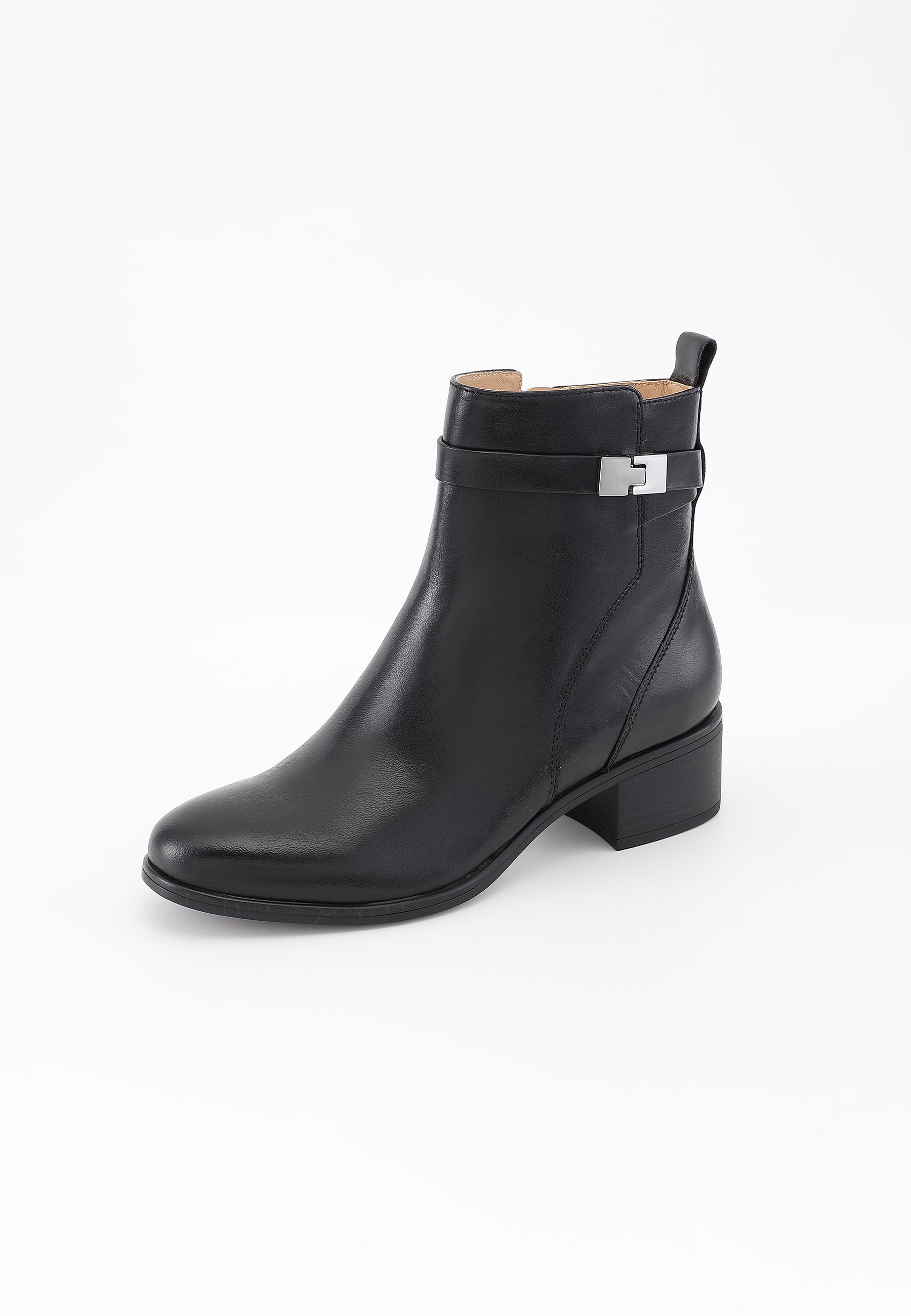 BOTTINES MARINE - NOIR