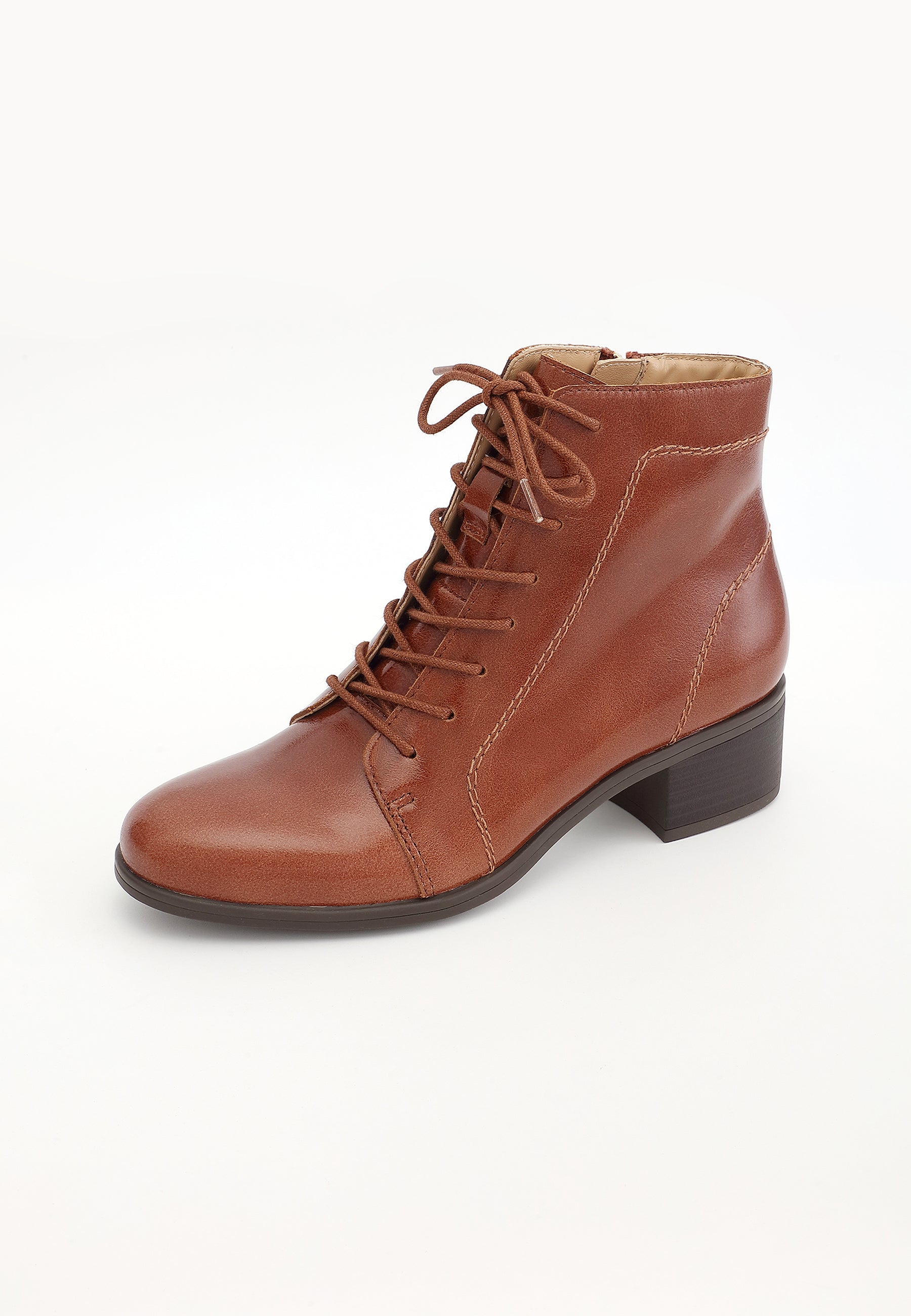 BOTTINES MERYN - COGNAC