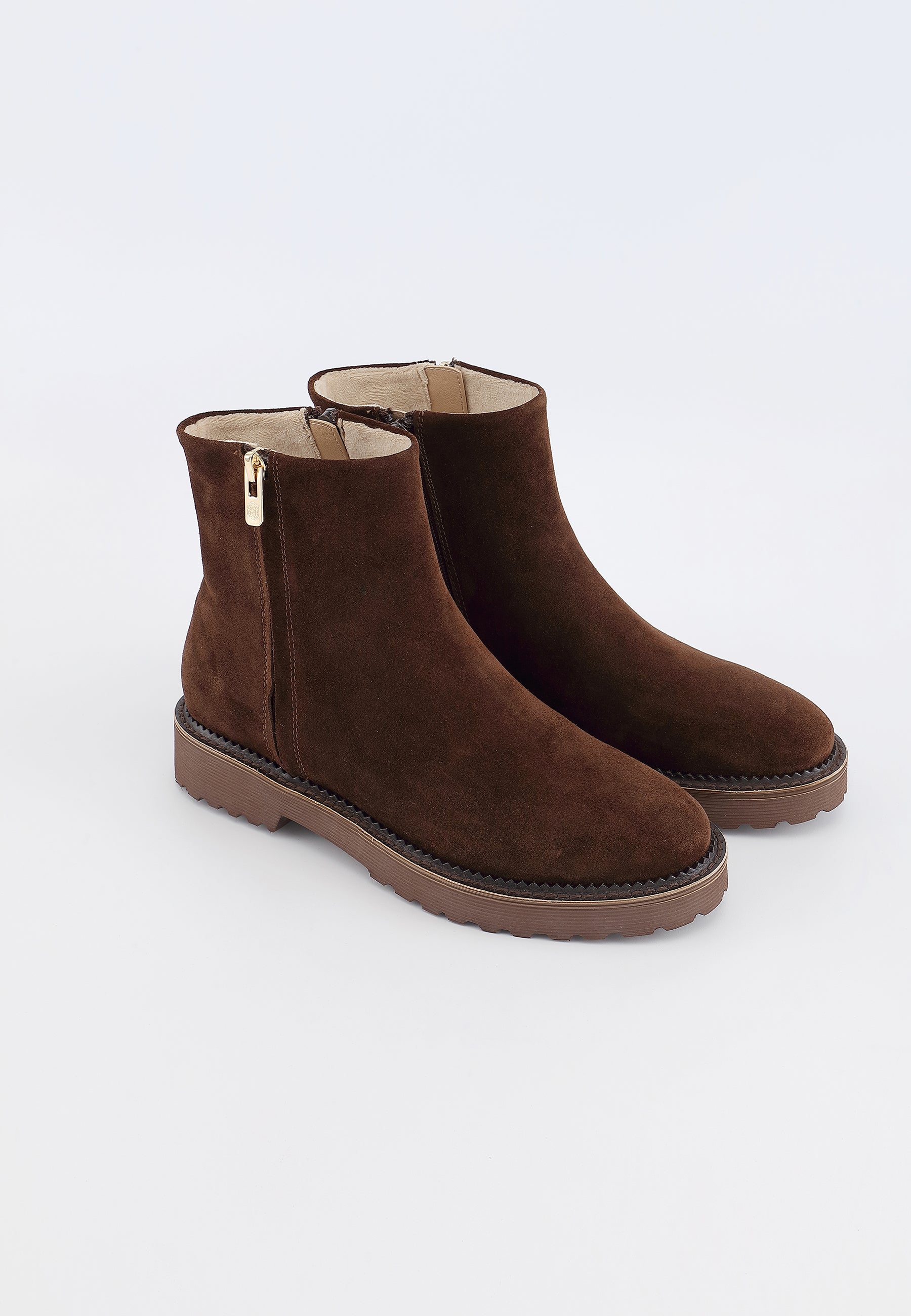 BOTTINES ONDINE - MARRON