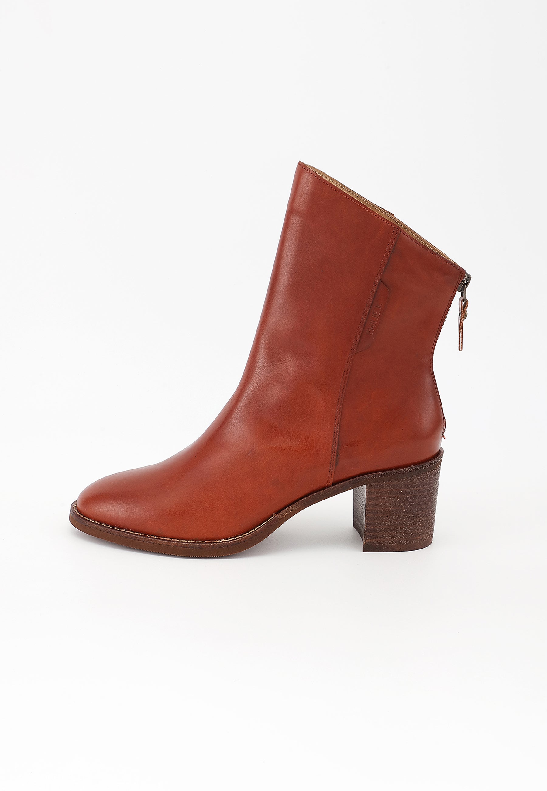 BOTTINES OXALYS - CAMEL LISSE